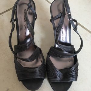 CHINESE LAUNDRY GREY HEELS